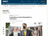 Bild zum Artikel: Krankenhäuser fordern Maskenpflicht in Innenräumen