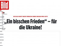Bild zum Artikel: Neue Version des Grand-Prix-Hits - Ein bisschen Frieden – für die Ukraine!