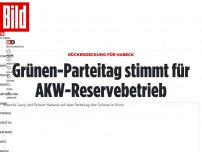 Bild zum Artikel: Rückendeckung für Habeck - Grünen-Parteitag stimmt für Akw-Reservebetrieb