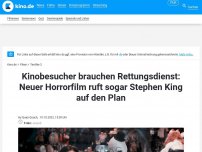 Bild zum Artikel: Kinobesucher übergeben sich und fallen in Ohnmacht: Ritterschlag von Stephen King für „Terrifier 2“