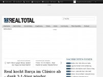 Bild zum Artikel: Real kocht Barça im Clásico ab – dank 3:1-Sieg wieder Tabellenführer
