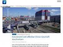 Bild zum Artikel: Hafenbeteiligung: Kanzleramt will offenbar China-Geschäft durchsetzen