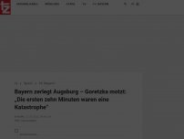 Bild zum Artikel: Bayerns Machtdemonstration: Goretzka droht - „Werden Fußball-Deutschland geraderücken“