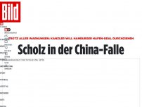 Bild zum Artikel: Hamburger Hafen soll an Peking gehen - Scholz in der China-Falle