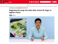 Bild zum Artikel: „Die Grünen sind die gefährlichste Partei“: Wagenknecht sorgt...