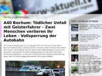Bild zum Artikel: A40 Bochum: Tödlicher Unfall mit Geisterfahrer - Zwei Menschen verlieren ihr Leben - Vollsperrung der Autobahn