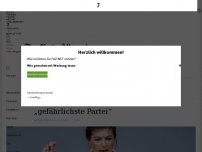 Bild zum Artikel: Sahra Wagenknecht nennt Grüne „gefährlichste Partei“