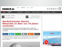 Bild zum Artikel: Red-Bull-Gründer Dietrich Mateschitz im Alter von 78 Jahren verstorben