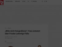 Bild zum Artikel: „Bitte nicht fotografieren“: Fans entsetzt über Frauke Ludowigs Füße