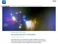 Bild zum Artikel: Sensationsfund in Schweden: Schwesterschiff der 'Vasa' entdeckt