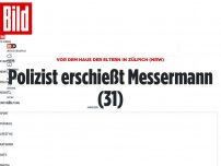 Bild zum Artikel: Todesdrama in Zülpich (NRW) - Polizist erschießt Messermann 