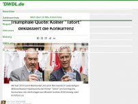 Bild zum Artikel: Triumphale Quote: Kölner 'Tatort' deklassiert die Konkurrenz