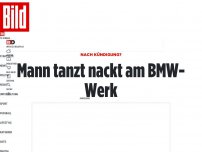 Bild zum Artikel: Nach Feierabend zog er sich aus - Nackter BMWler hüpft durch Dingolfing