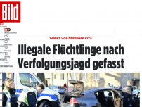 Bild zum Artikel: Direkt vor Dresdner Integrations-Kita - Illegale Flüchtlinge nach Verfolgungsjagd gefasst