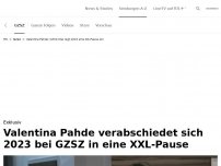 Bild zum Artikel: Valentina Pahde legt XXL-Pause ein<br>