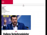 Bild zum Artikel: Italiens Verkehrsminister Salvini gegen Verbot von Benzinautos