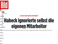 Bild zum Artikel: Bloß nur keine AKWende! - Habeck ignorierte selbst die eigenen Mitarbeiter