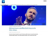 Bild zum Artikel: Böhmermann veröffentlicht hessische NSU-Akten