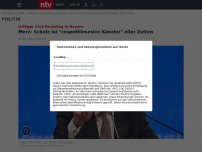 Bild zum Artikel: Giftiger CSU-Parteitag in Bayern: Merz: Scholz ist 'respektlosester Kanzler' aller Zeiten