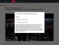 Bild zum Artikel: Bahn stellt Waggons bereit: Schweiz winkt Migranten durch zu deutscher Grenze