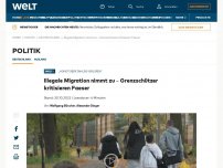 Bild zum Artikel: Illegale Migration nimmt zu – Grenzschützer kritisieren Faeser