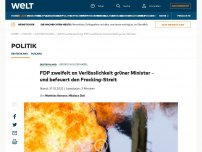 Bild zum Artikel: FDP zweifelt an Verlässlichkeit grüner Minister – und befeuert den Fracking-Streit