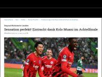 Bild zum Artikel: Champions League: Kolo Muani schießt die Eintracht ins Achtelfinale