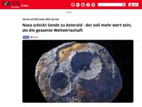 Bild zum Artikel: Sonde soll 2023 oder 2024 starten: Nasa will Asteroid...