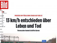Bild zum Artikel: Prozess um Crash auf der A1 - 13 km/h entschieden über Leben und Tod