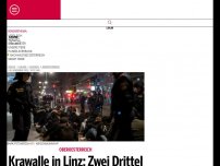 Bild zum Artikel: Krawalle in Linz: Zwei Drittel keine Österreicher