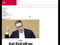 Bild zum Artikel: Asyl: Kickl will von Nehammer Volksbefragung