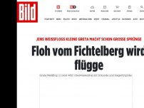 Bild zum Artikel: Jens Weißflogs kleine Greta macht schon große Sprü - Floh vom Fichtelberg wird flügge