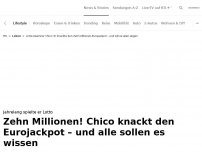 Bild zum Artikel: 10-Mio-Jackpot geknackt - und alle sollen es wissen<br>