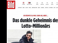 Bild zum Artikel: Er räumte 9,9 Mio. Euro ab, aber ... - Das dunkle Geheimnis des Lotto-Millionärs