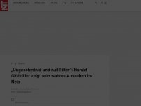 Bild zum Artikel: „Ungeschminkt und null Filter“: Harald Glööckler zeigt sein wahres Aussehen im Netz