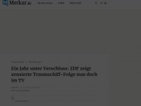 Bild zum Artikel: Ein Jahr unter Verschluss: ZDF zeigt zensierte Traumschiff-Folge nun doch im TV