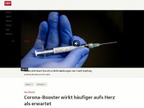 Bild zum Artikel: Corona-Booster wirkt häufiger aufs Herz als erwartet