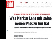 Bild zum Artikel: Exklusiv: Kult-Star hat einen neuen Pass - Warum Terence Hill plötzlich ein Deutscher ist