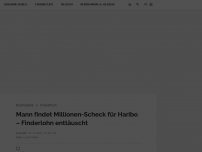 Bild zum Artikel: Mann findet Millionen-Scheck für Haribo auf der Straße – doch die Reaktion ist „etwas billig“