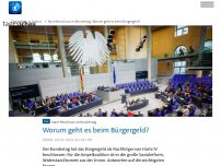 Bild zum Artikel: Abstimmung im Bundestag: Worum geht es beim Bürgergeld?