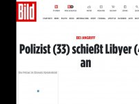 Bild zum Artikel: Bei Angriff - Polizist (33) schießt Libyer (43) an