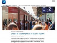 Bild zum Artikel: Corona-Pandemie: Ende der Maskenpflicht in Bus und Bahn?