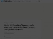 Bild zum Artikel: Weiße Weihnachten? Experte macht Hoffnung - vor Heiligabend „krasser Temperatur-Absturz“