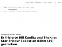 Bild zum Artikel: Star-Friseur Sebastian Böhm stirbt an Leukämie<br>