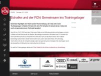 Bild zum Artikel: Schalke und der FCN: Gemeinsam ins Trainingslager