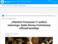 Bild zum Artikel: „Plötzlich Prinzessin 3“ endlich unterwegs: Späte Disney-Fortsetzung offiziell bestätigt