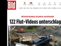 Bild zum Artikel: Nächster Skandal um Ahrtal-Katastrophe - 122 Flut-Videos unterschlagen