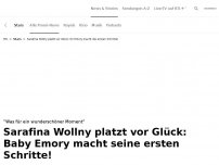 Bild zum Artikel: Sarafina Wollny platzt vor Glück<br>