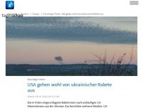 Bild zum Artikel: Raketeneinschlag in Polen: USA gehen laut Medienberichten von ukrainischem Geschoss aus