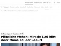 Bild zum Artikel: Als ihre Mama Wehen kriegt, hilft Miracle (10) bei der Geburt<br>